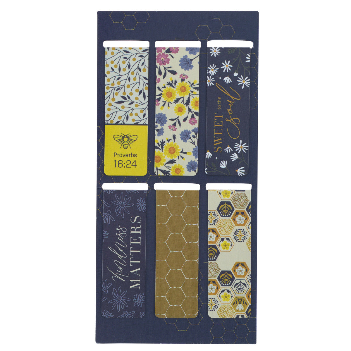 Kind Words are Like Honey Magnetic Pagemarker Bookmarks Set