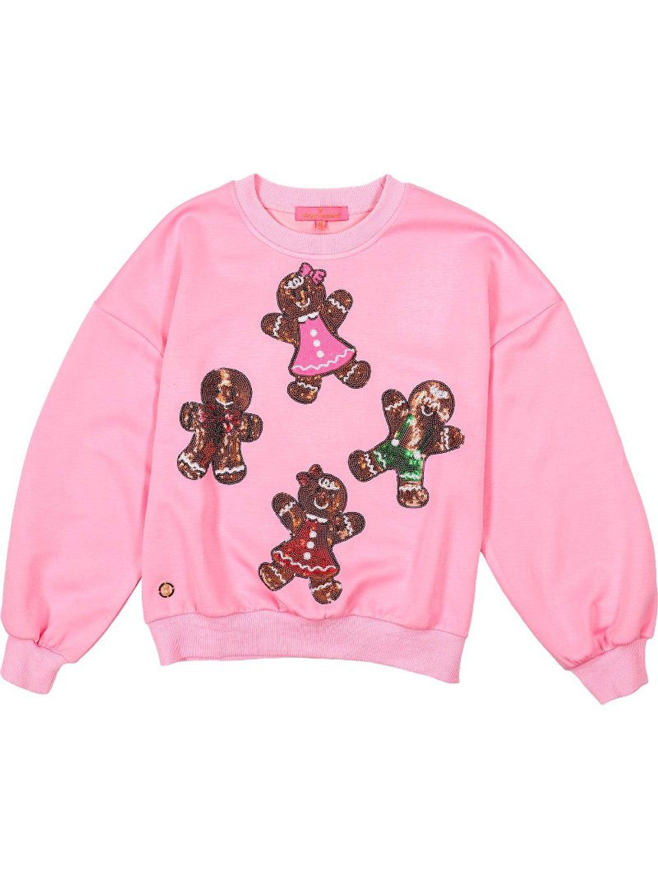 FINAL SALE - Simply Southern - Sequin Crewneck - Gingerbread