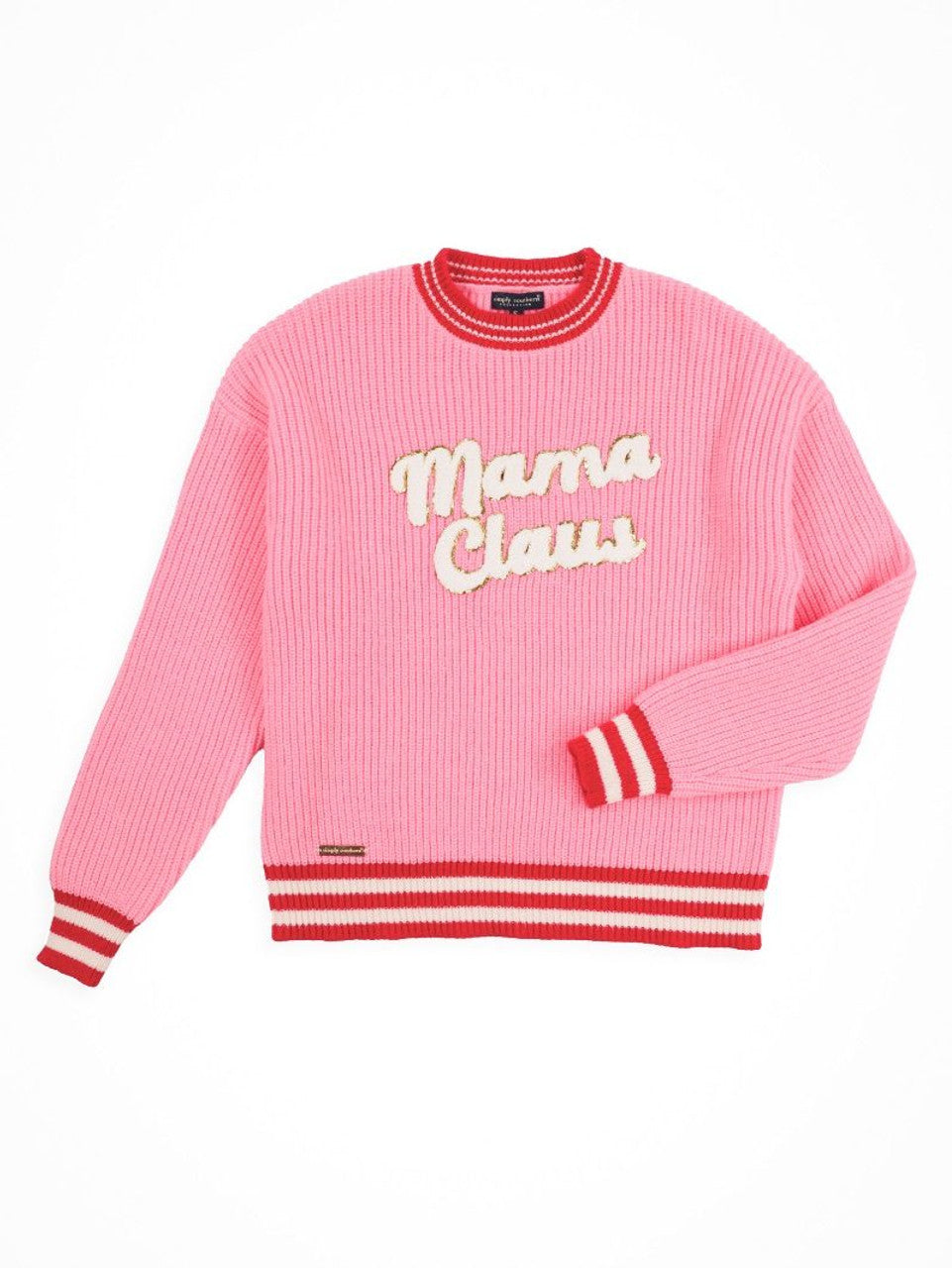 Simply Southern MAMA CLAUS Varsity Sweater