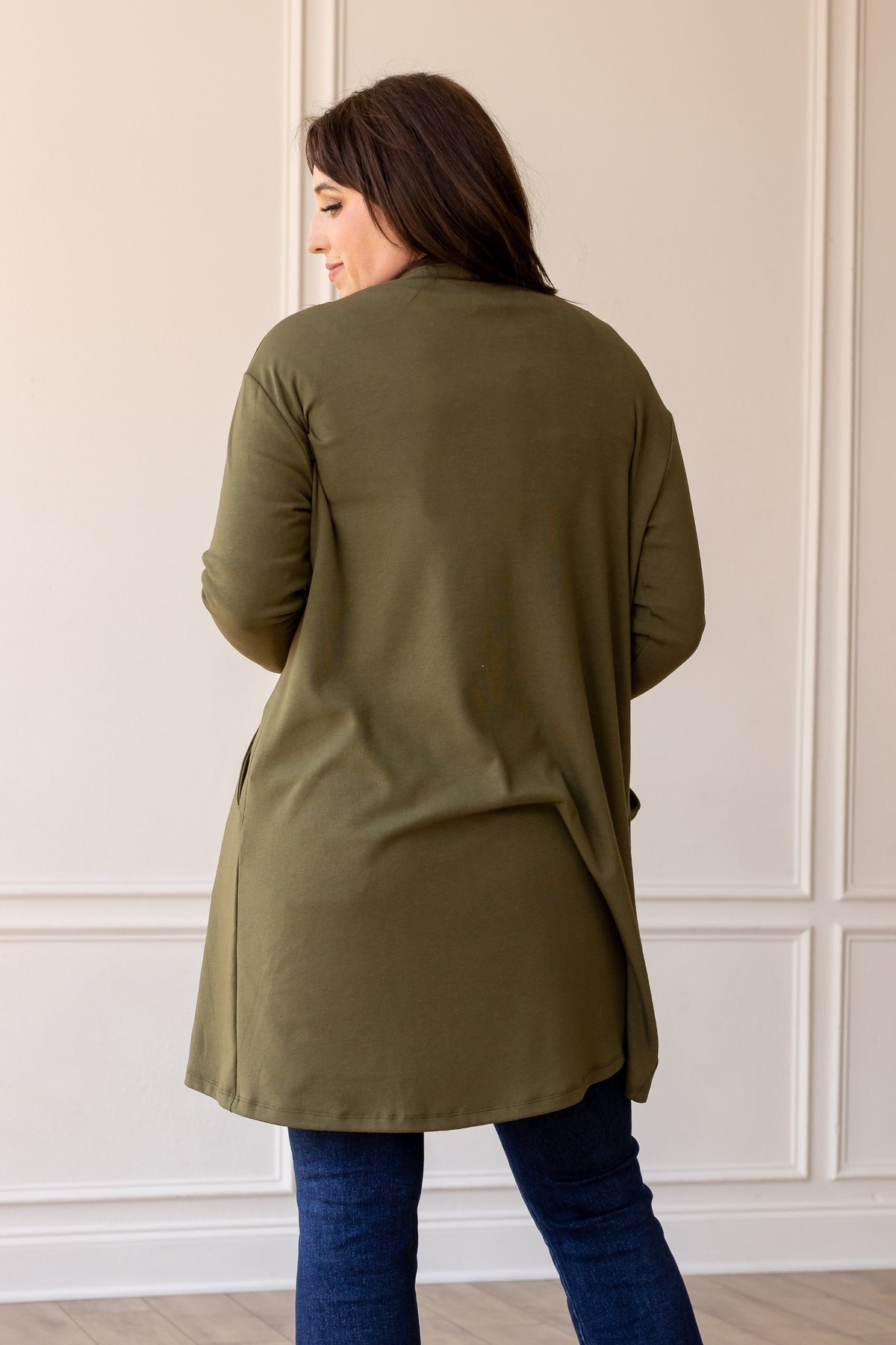 The Carma Cardigan - Olive