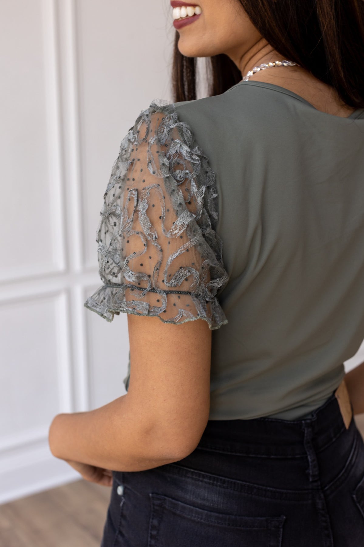 FINAL SALE - The Millie Bodysuit - Olive