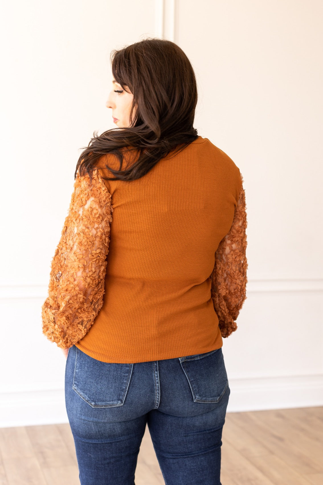 The Charli Top - Rust
