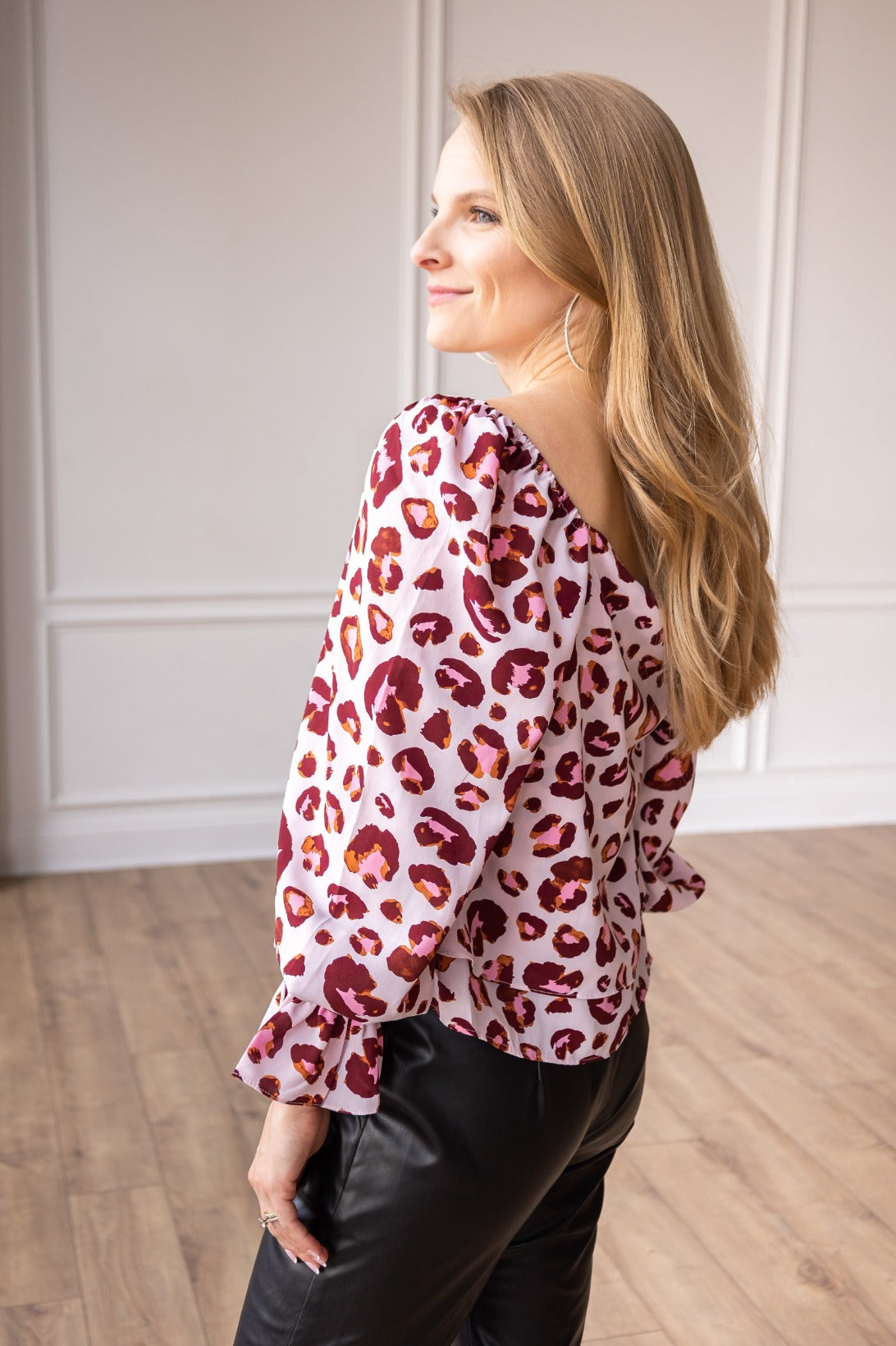 FINAL SALE - The Autumn Sweetness Leopard Top