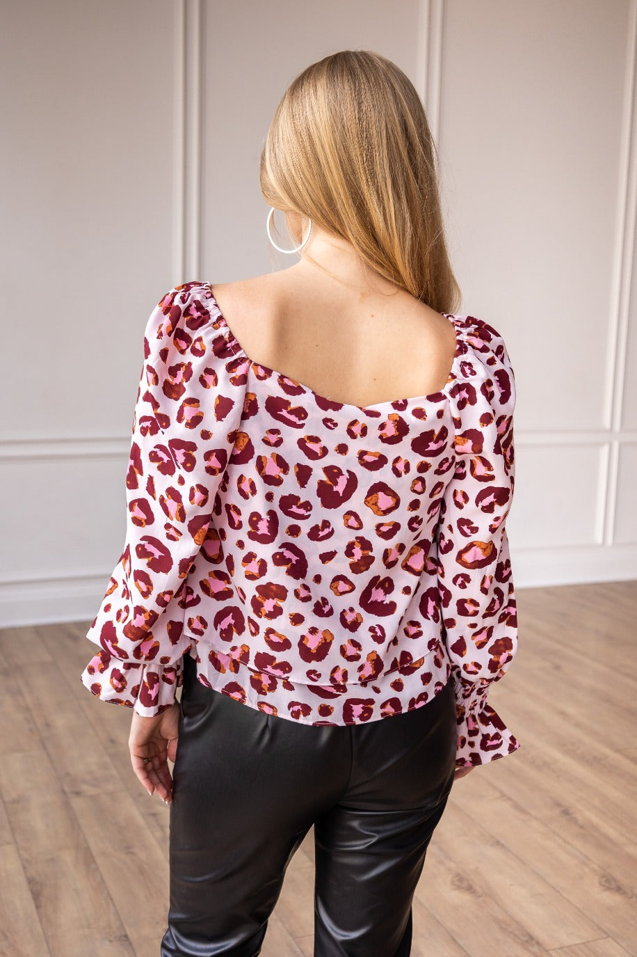 FINAL SALE - The Autumn Sweetness Leopard Top