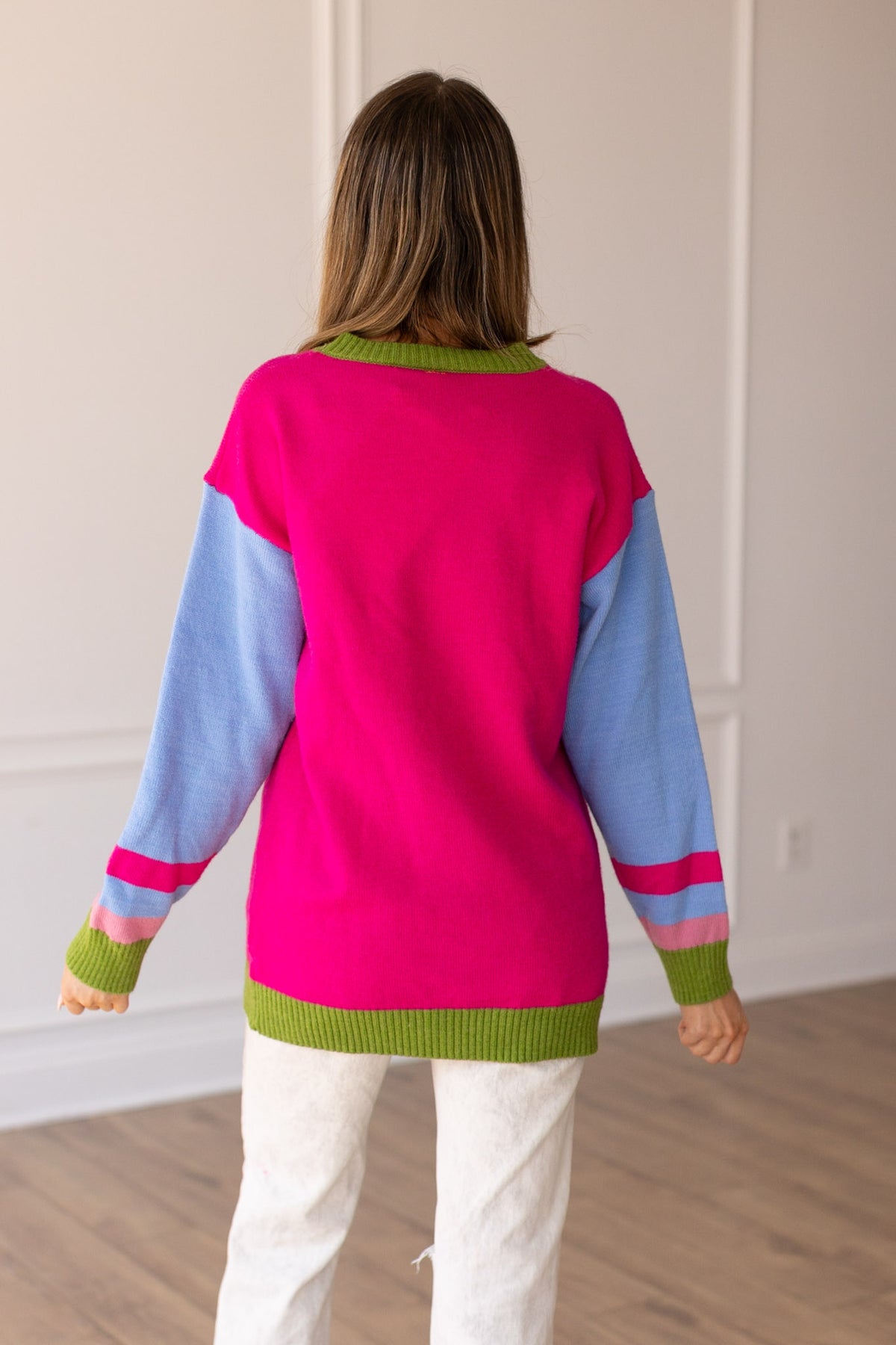 FINAL SALE - The Boldly Striped Oversized Sweater