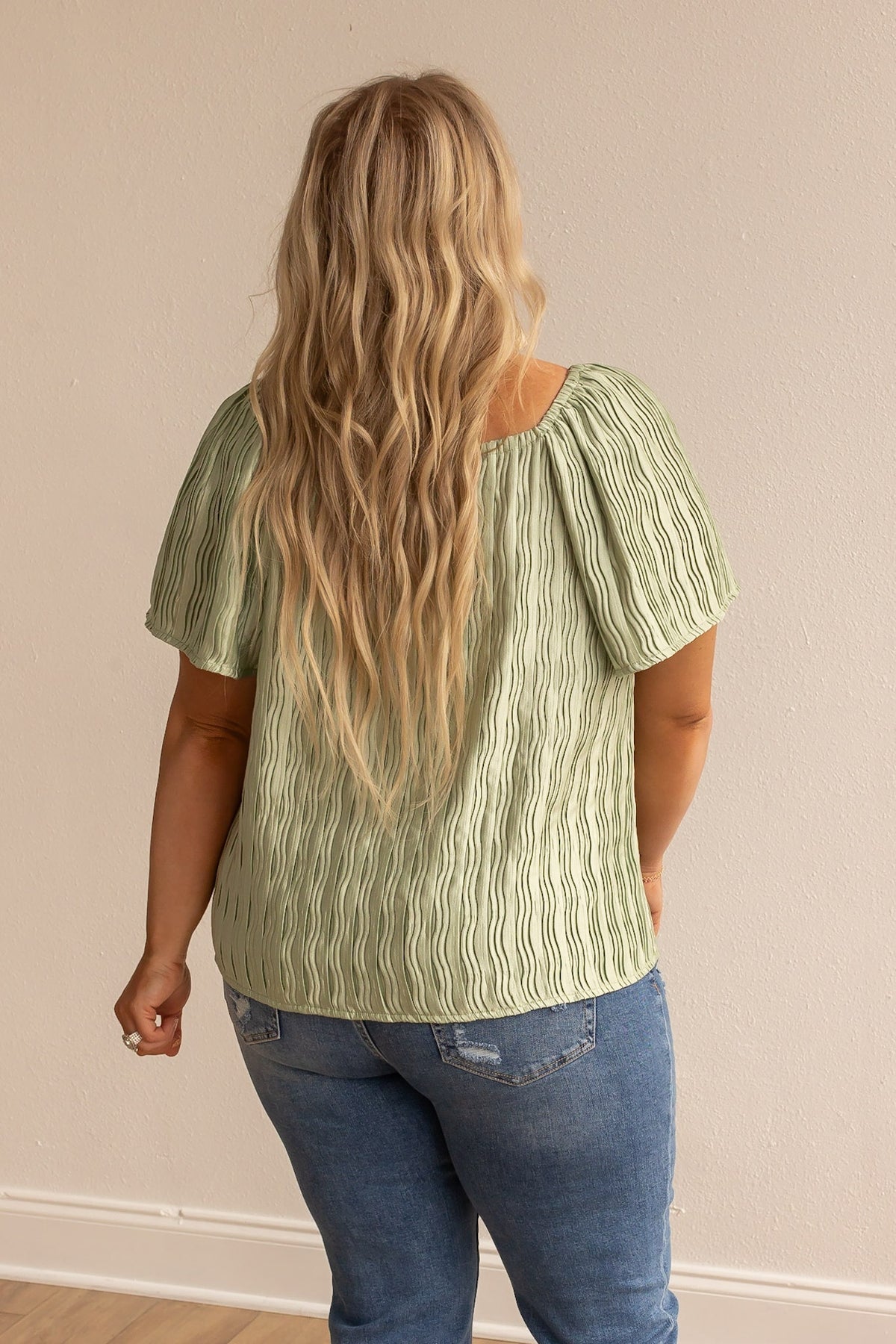 FINAL SALE - The Josephine Top - Green