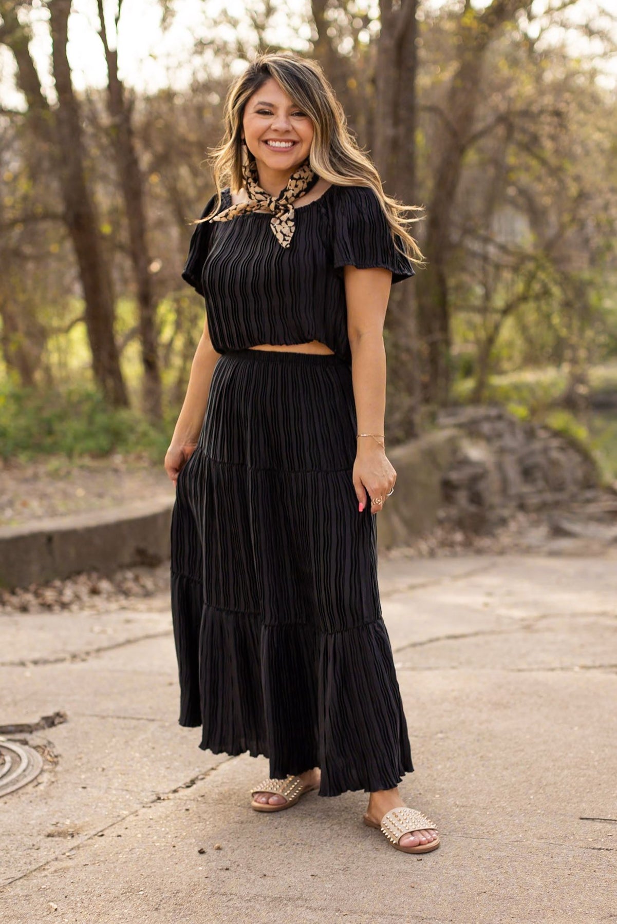 FINAL SALE - The Josephine Top - Black