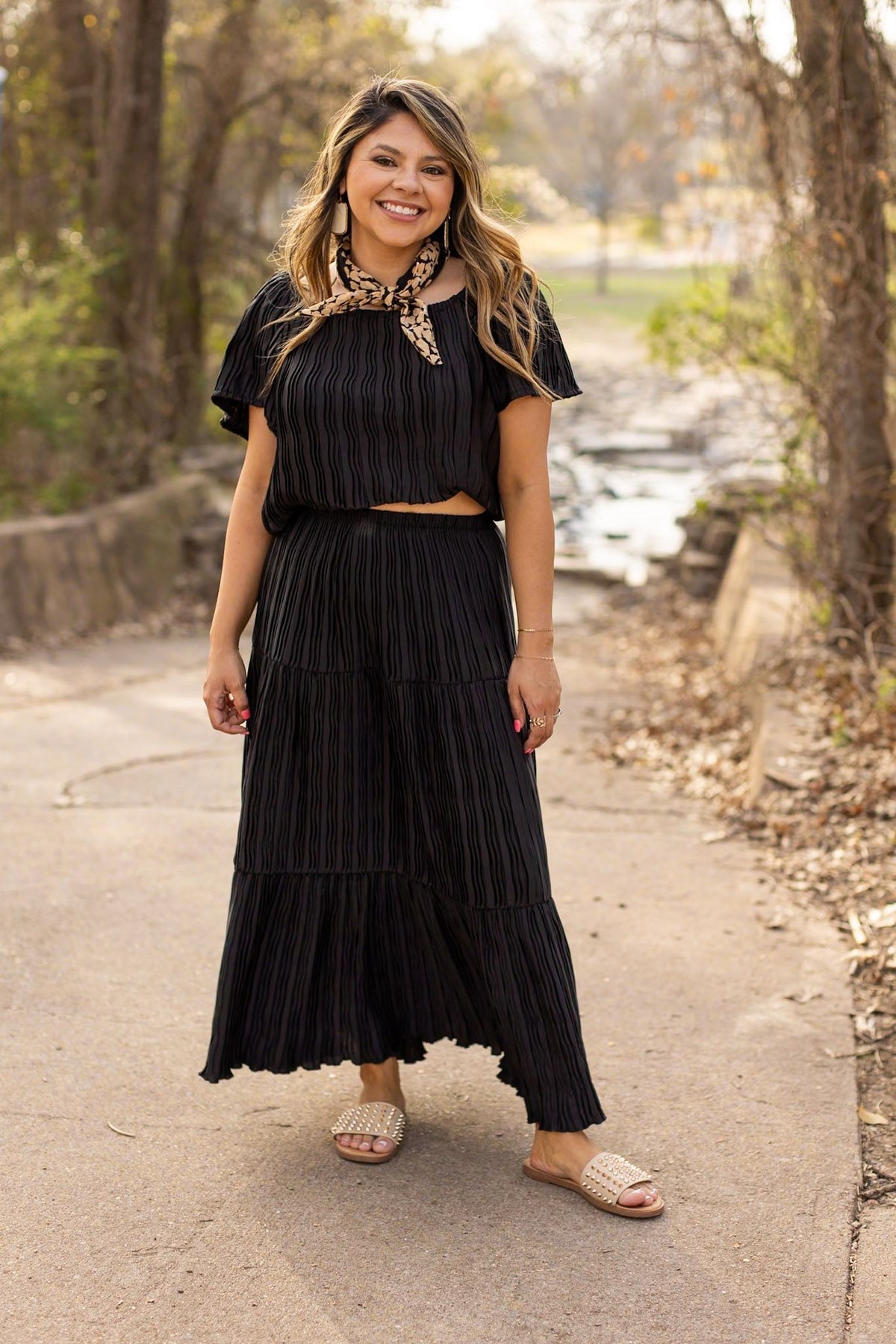 FINAL SALE - The Josephine Top - Black