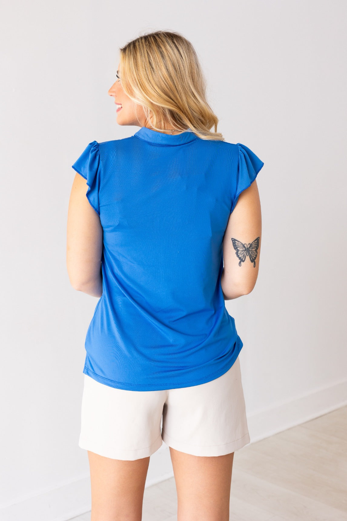 FINAL SALE - The Lillian Trouser Shorts - Cream