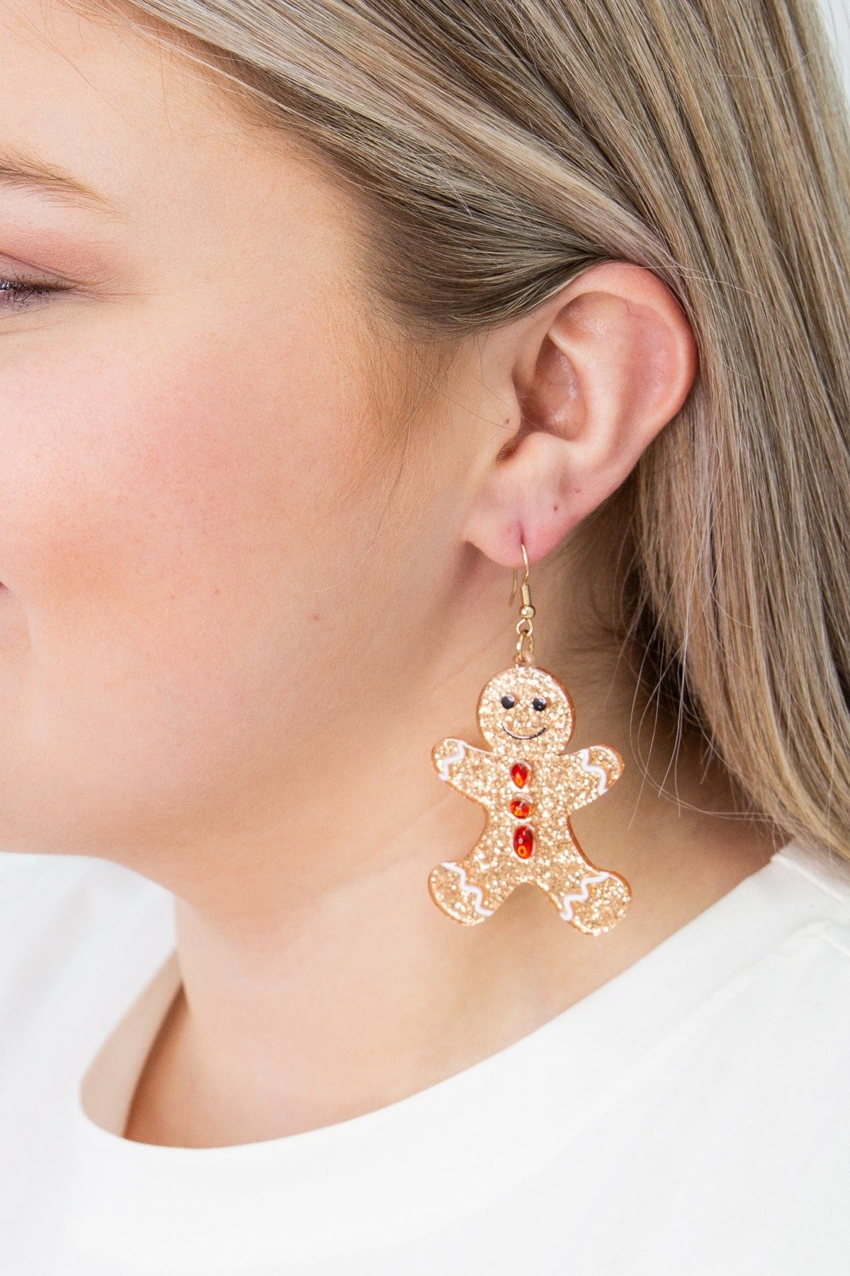 The Glitter Gingerbread Earrings