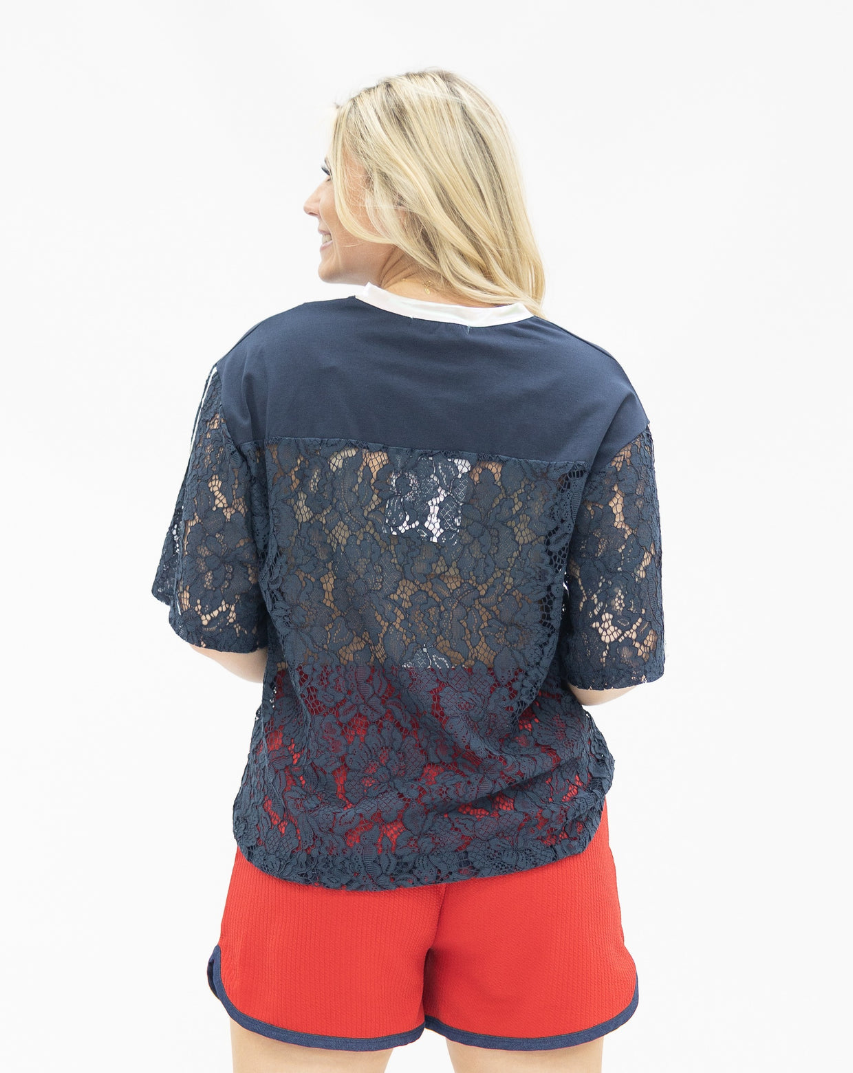 The USA Lace Jersey - Navy