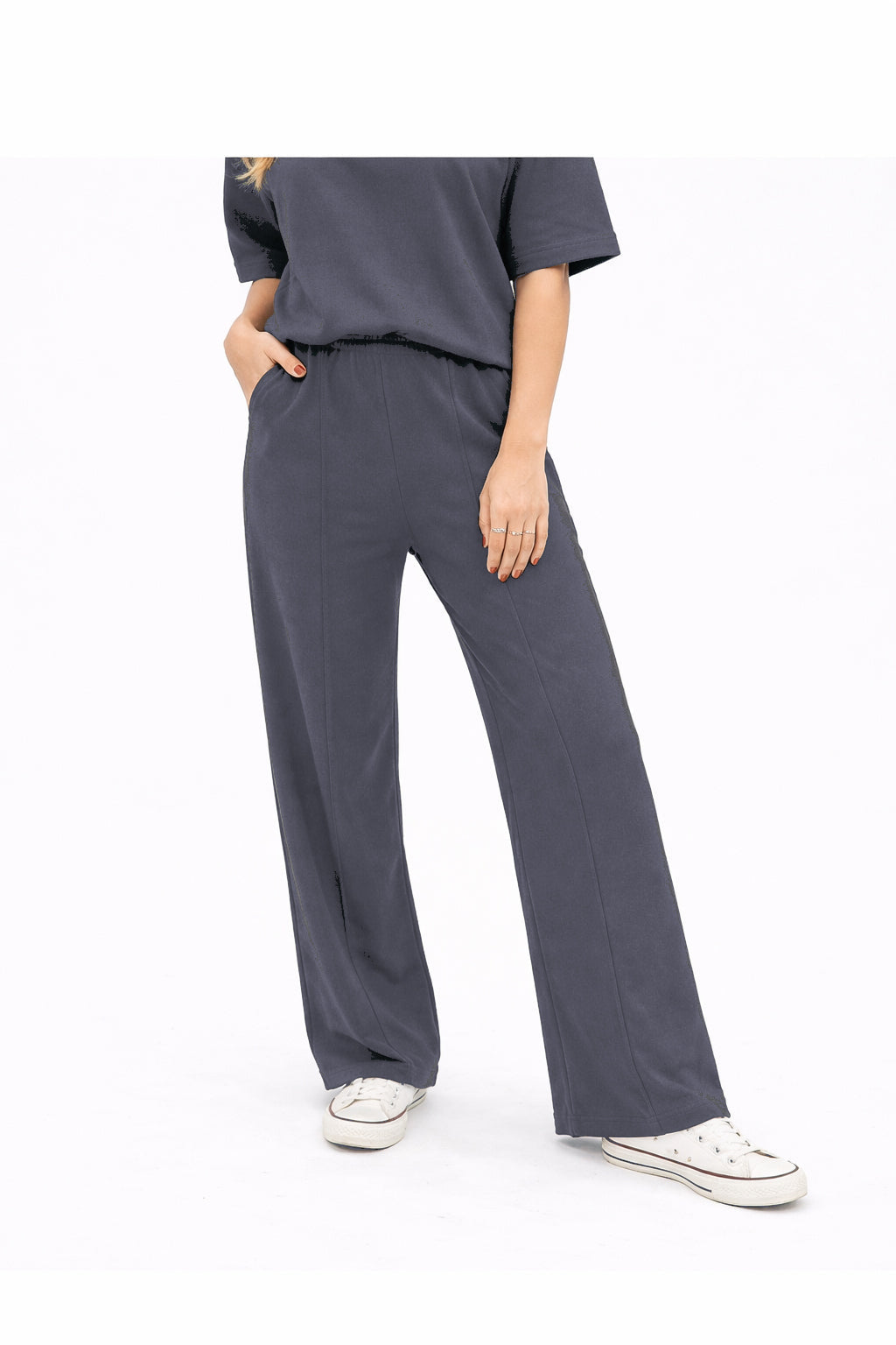 The Remi Butter Soft Pants - Slate Blue
