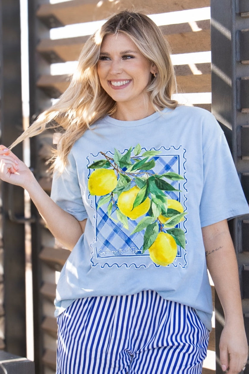 The Squeeze the Day Tee - Yellow