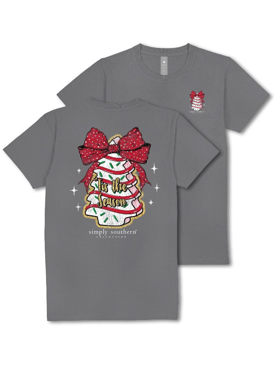 Simply Southern - Tis The Season Christmas Tree Cake Tee - 2025