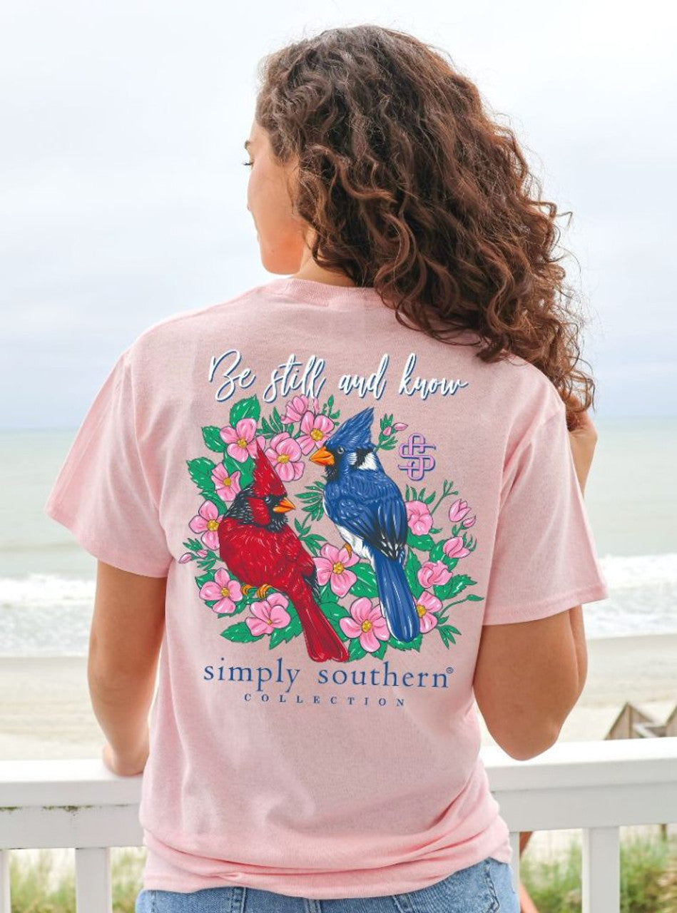 FINAL SALE - Simply Southern - Be Still and Know SS Tee - 2024