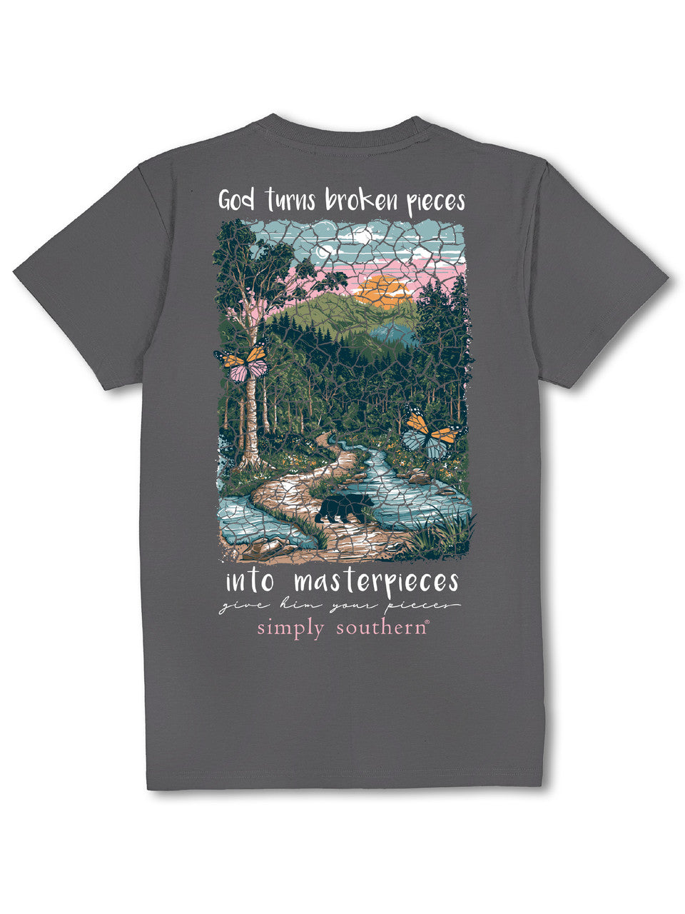 Simply Southern - Broken Pieces Into Masterpieces SS Tee - 2025