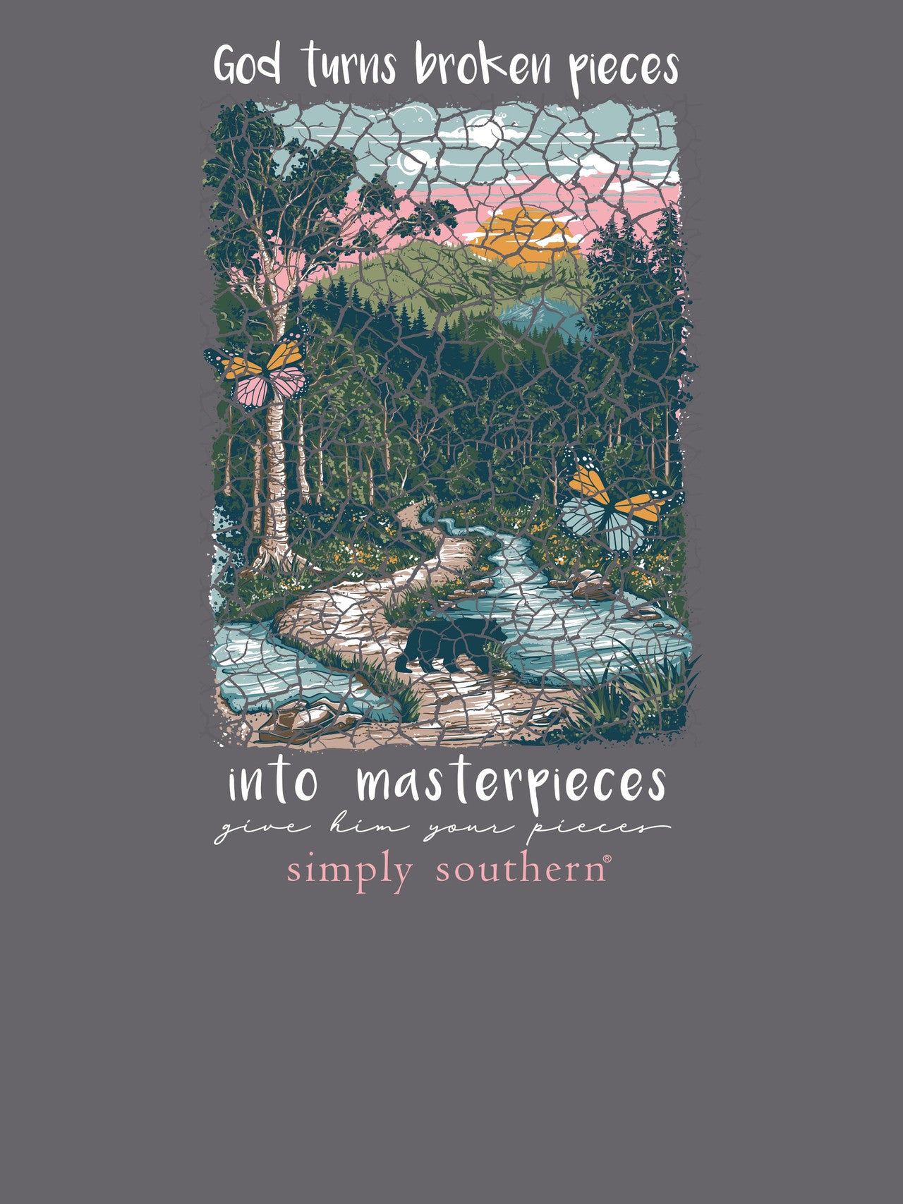 Simply Southern - Broken Pieces Into Masterpieces SS Tee - 2025