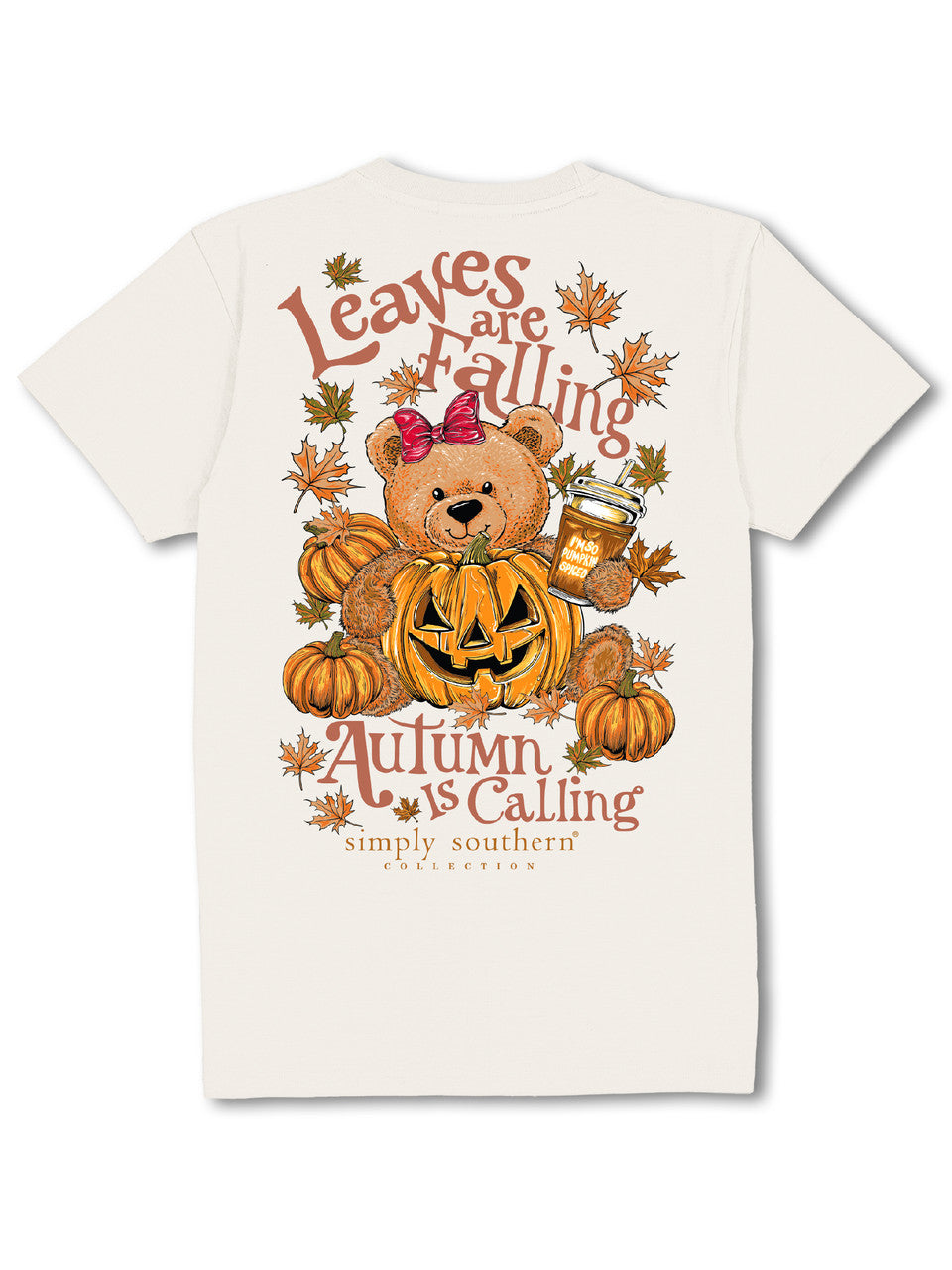 Simply Southern - Fall Teddy Short Sleeve Tee - 2025