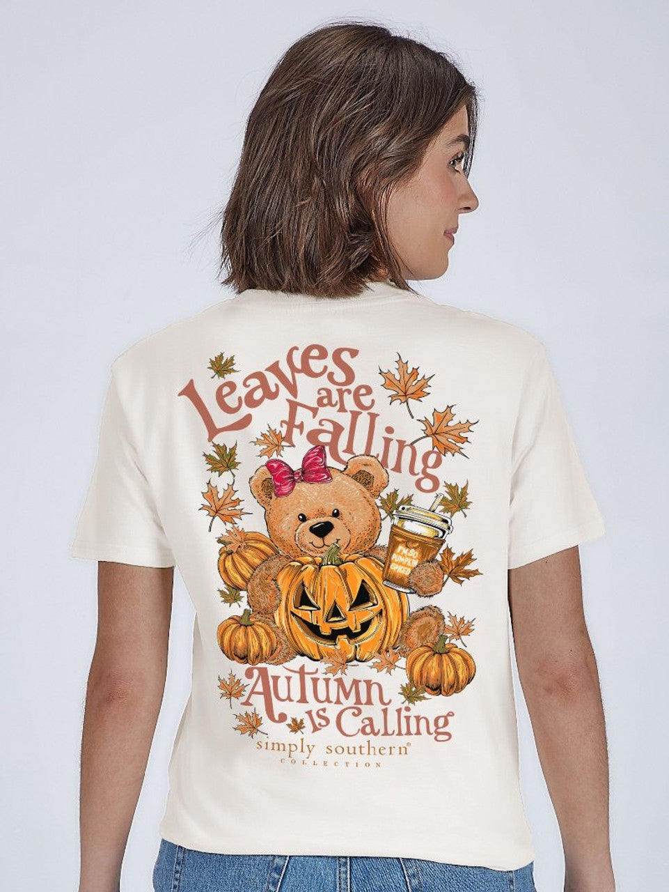 Simply Southern - Fall Teddy Short Sleeve Tee - 2025