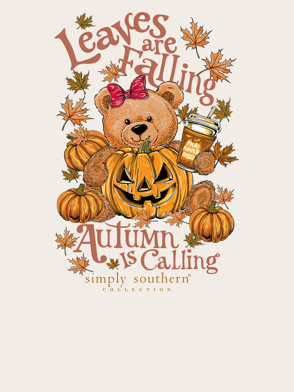 Simply Southern - Fall Teddy Short Sleeve Tee - 2025