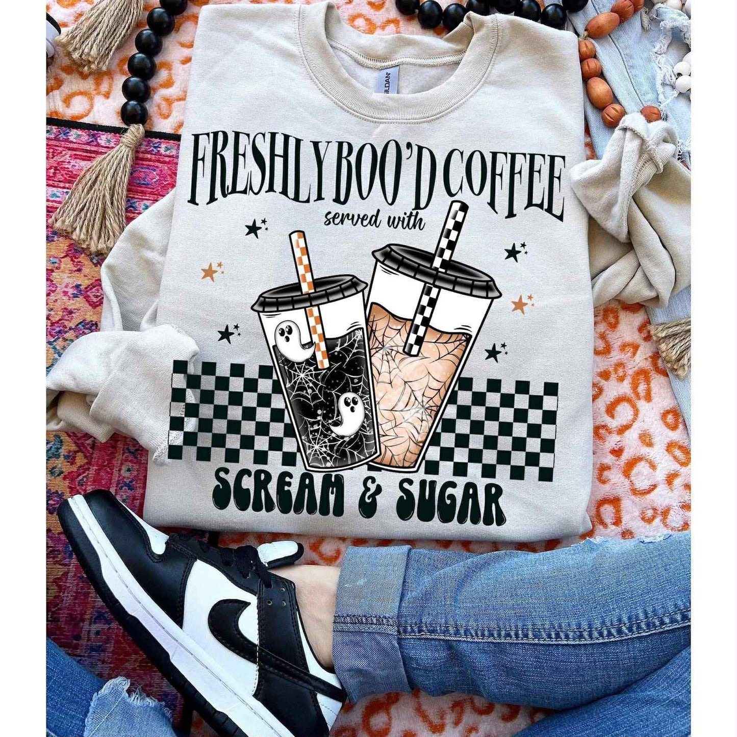 The Freshly Boo'd Coffee Sweatshirt