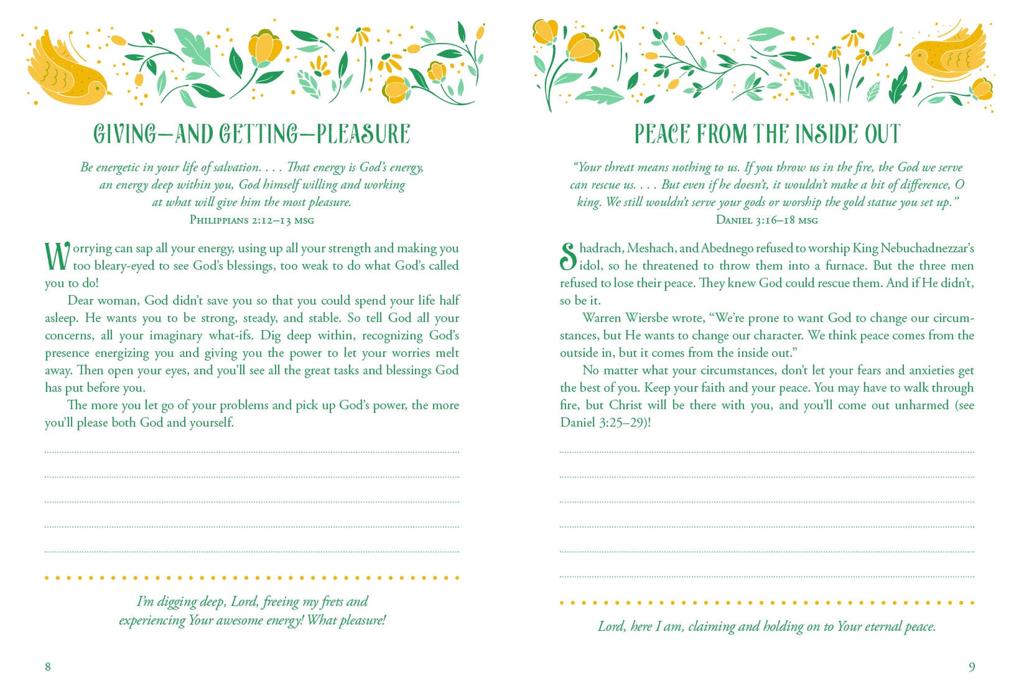 Worry Less Pray More Devotional Journal