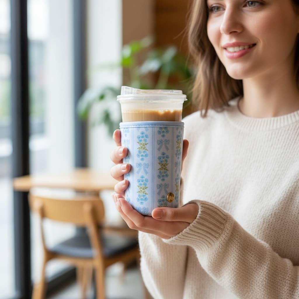 The Darling Effect - Sip Savvy Drink Sleeve – Large – Oh So Fancy Blue