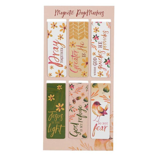 Pray Together Magnetic Pagemarker Bookmarks Set