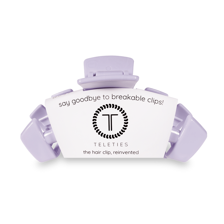 TELETIES - Classic Large Hair Clip - Lilac You