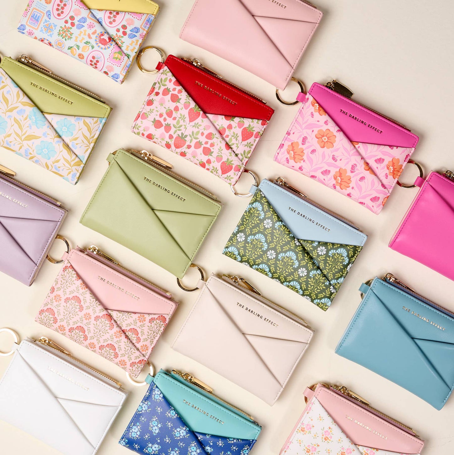 The Darling Effect - Luxe Pocket Wallet - Strawberry Fields