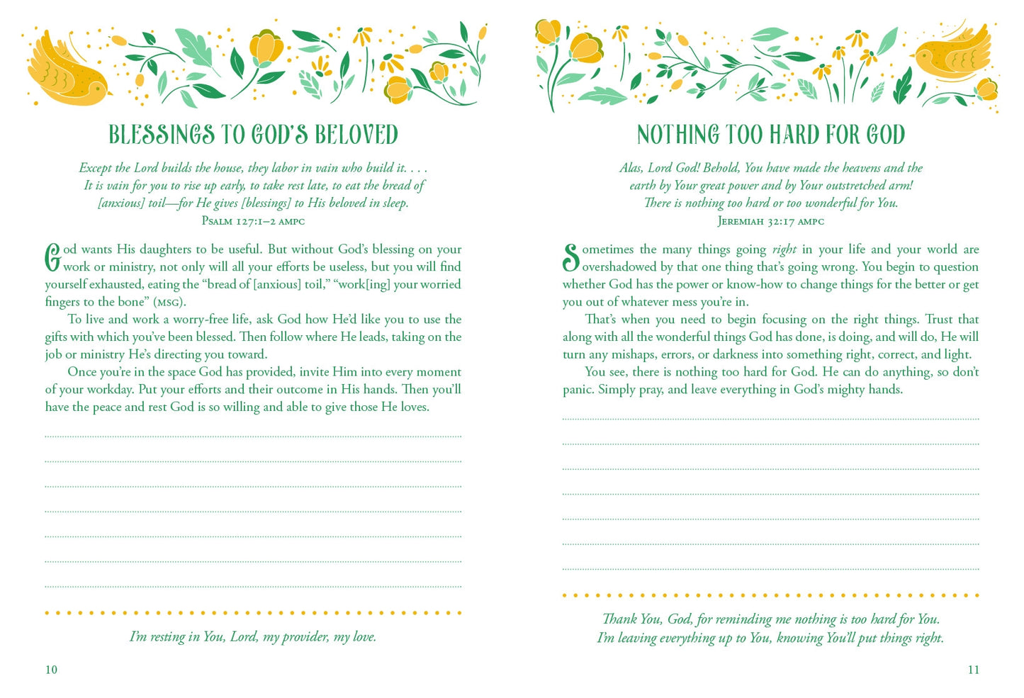 Worry Less Pray More Devotional Journal
