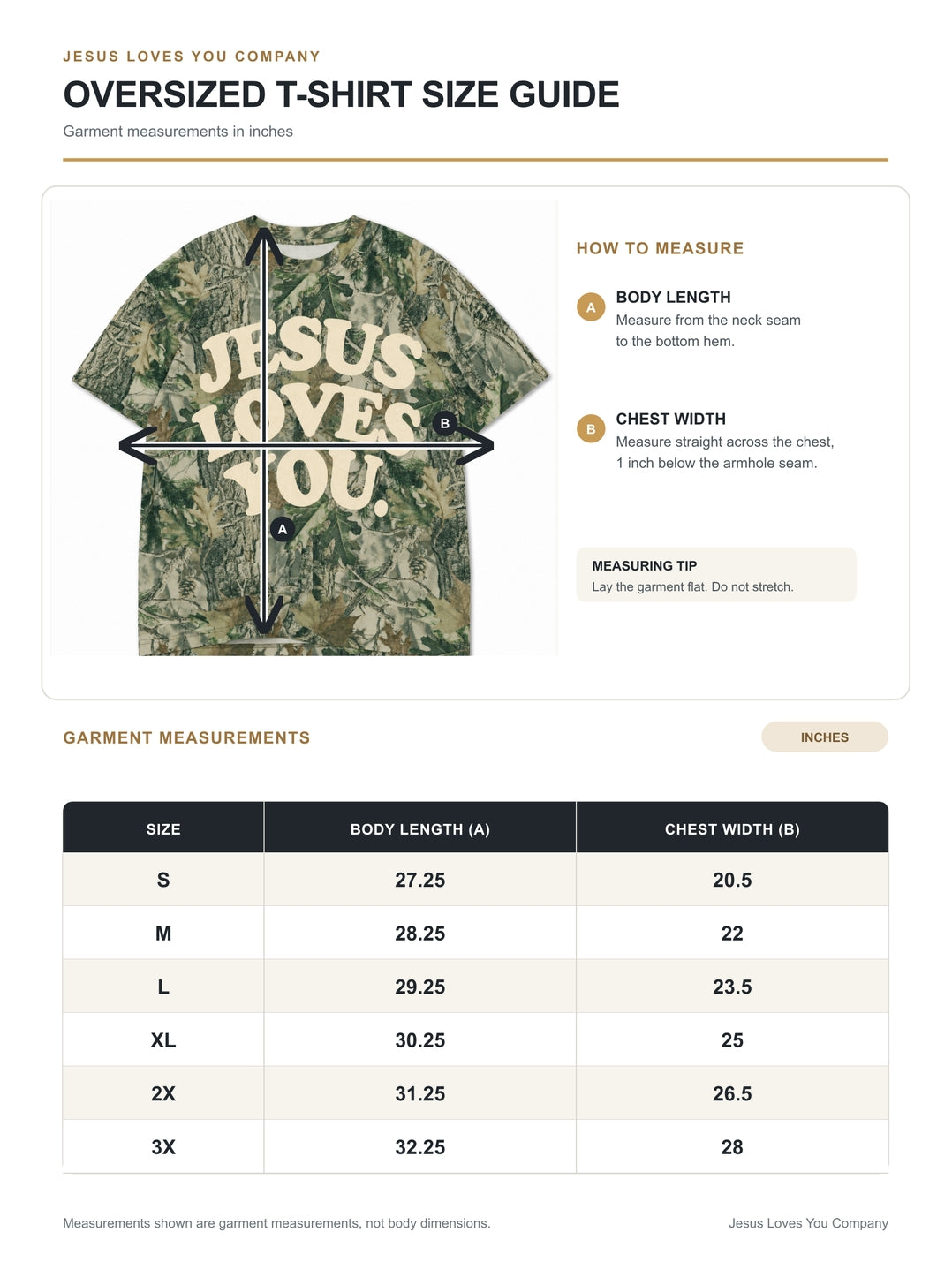 The Jesus Loves You Camo Tee