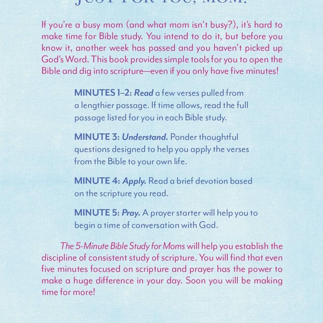 The 5-Minute Bible Study For Moms