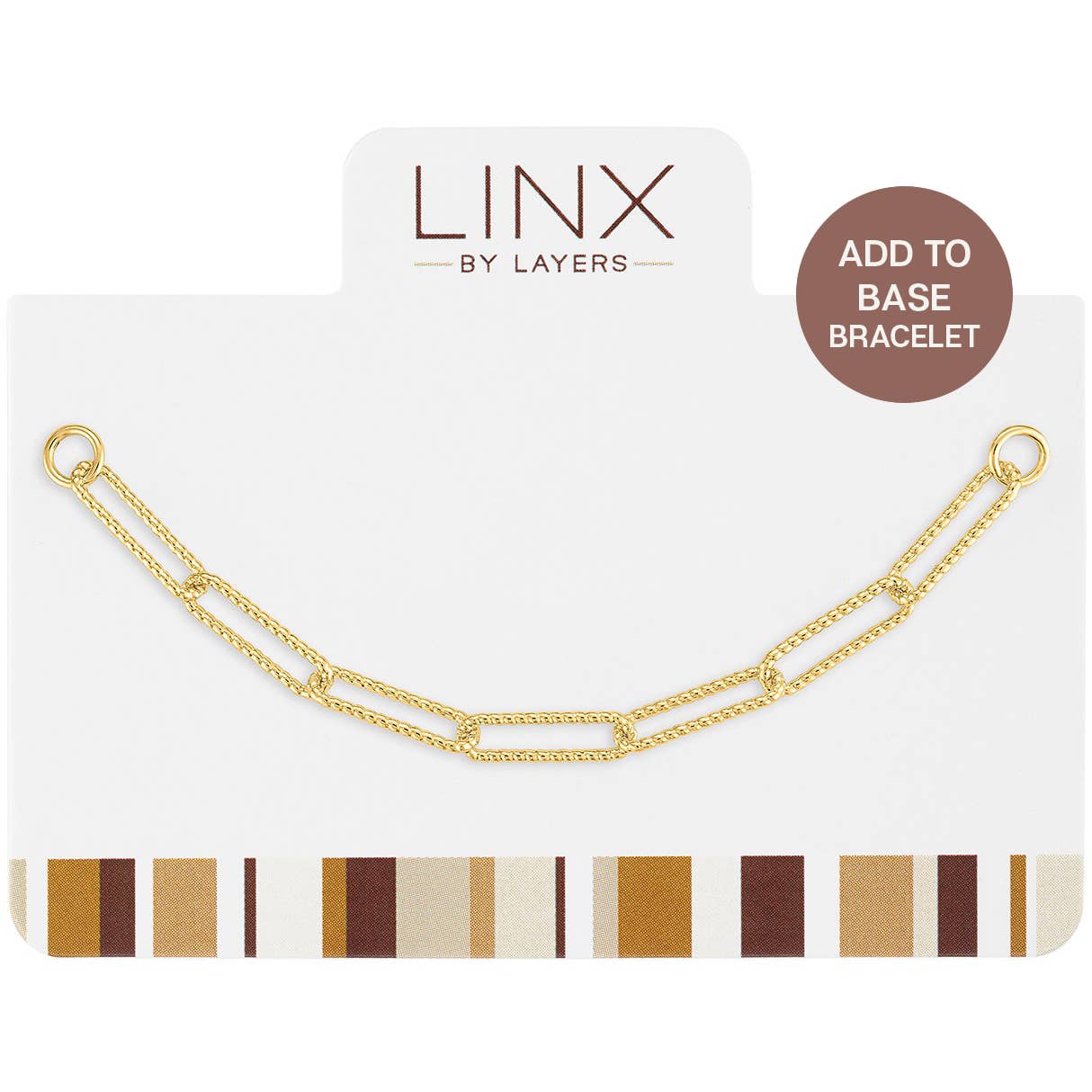 LINX - Add On - Gold Ribbed Paperclip