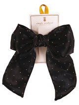 FINAL SALE - Simply Southern - Rhinestone Bow - Black