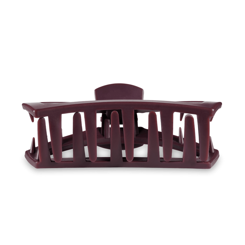 TELETIES - Open Large Hair Clip - Burgundy Bliss