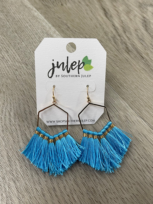 FINAL SALE - The Brenna Earrings - Aqua