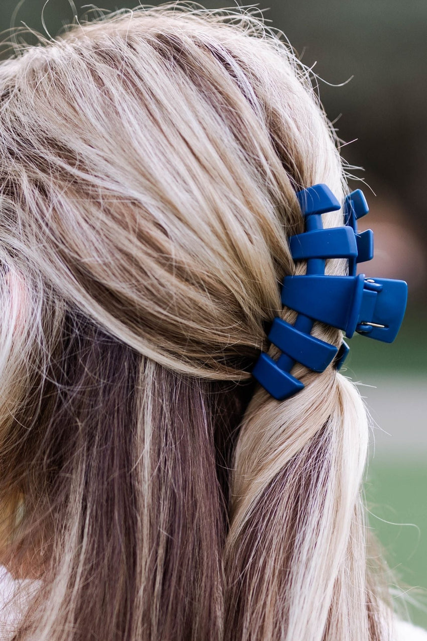 TELETIES - Classic Medium Hair Clip - Midnight Rain