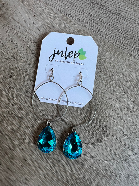 FINAL SALE - The Chelle Earrings - Aqua