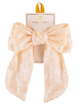 FINAL SALE - Simply Southern - Rhinestone Bow - Cream