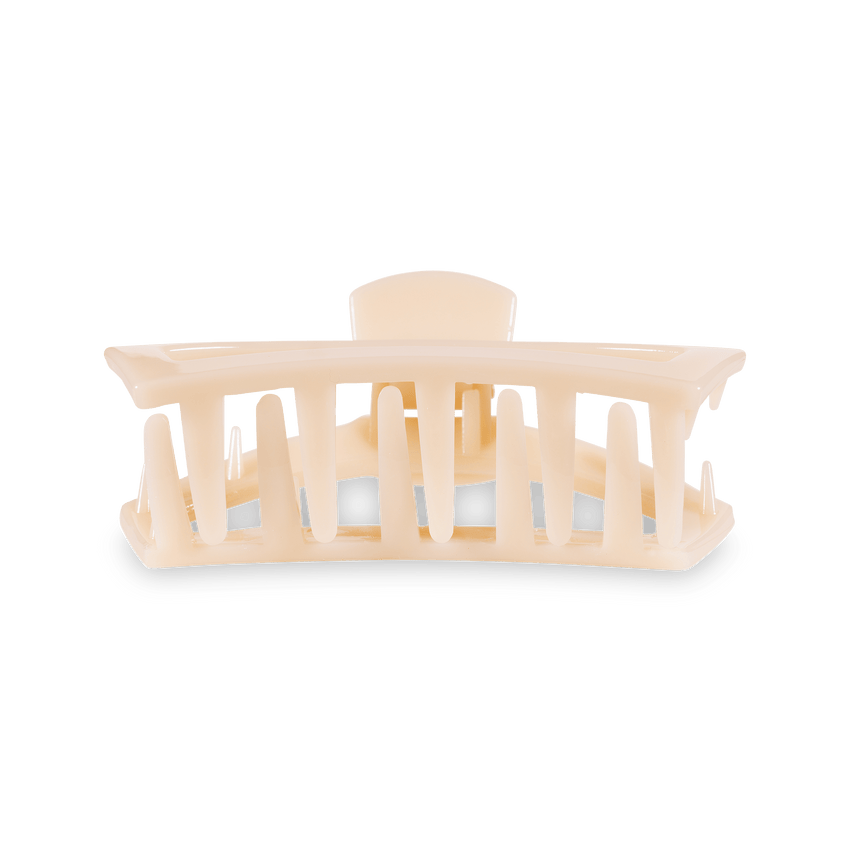 TELETIES - Open Medium Hair Clip - Almond Beige