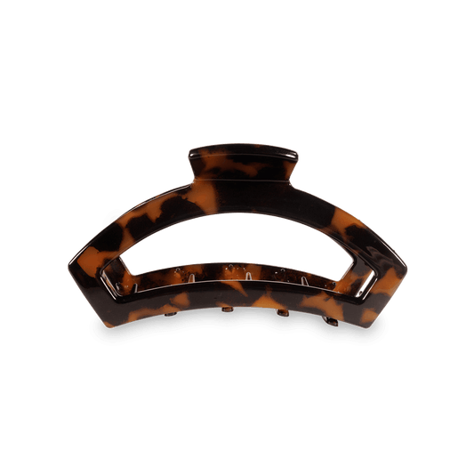 TELETIES - Open Medium Hair Clip - Tortoise