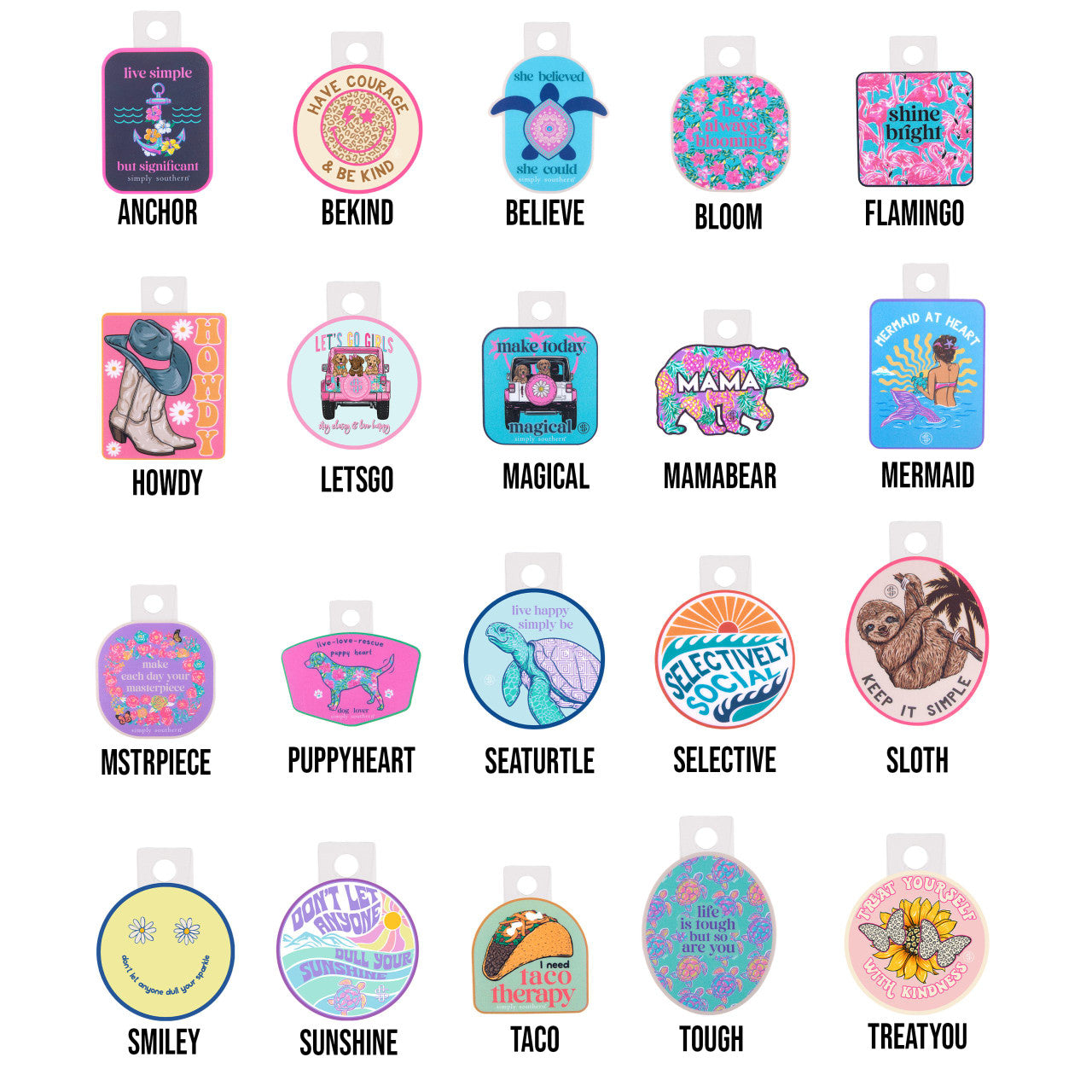 FINAL SALE - Simply Southern - Car Decals - ASST.