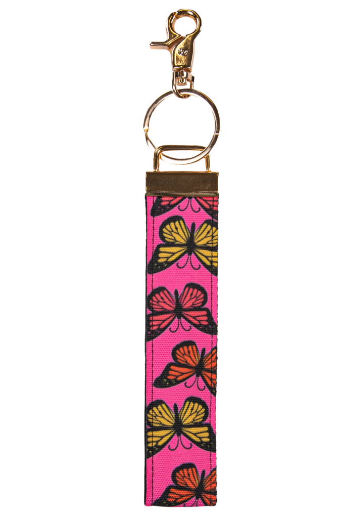FINAL SALE - Simply Southern - Key Fob - Butterfly