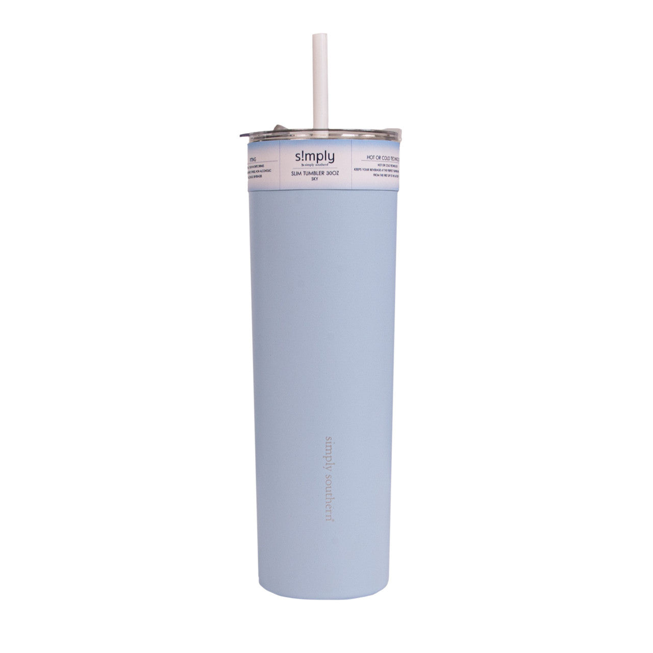 Simply Southern - Slim Tumbler 30oz - Sky