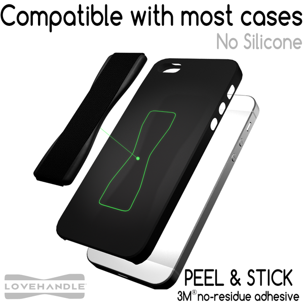 LoveHandle® Universal Phone Grip - Carbon Fiber