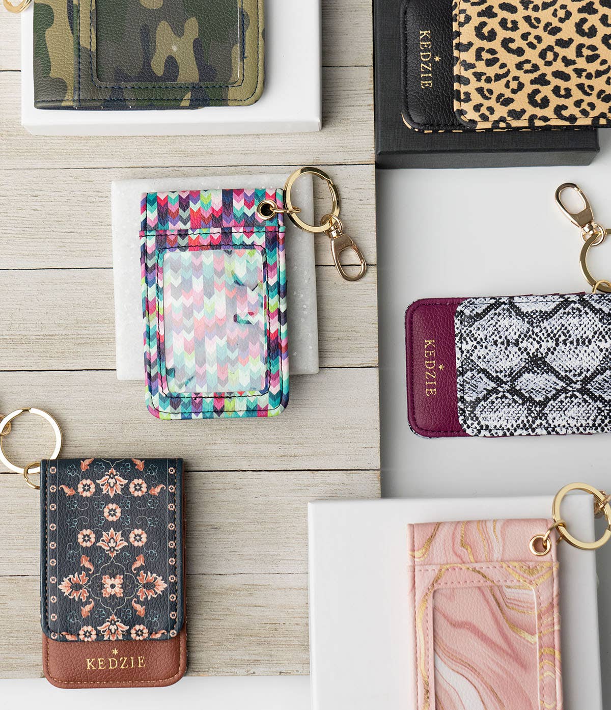 Kedzie ID Holder Keychain - Pretty In Python