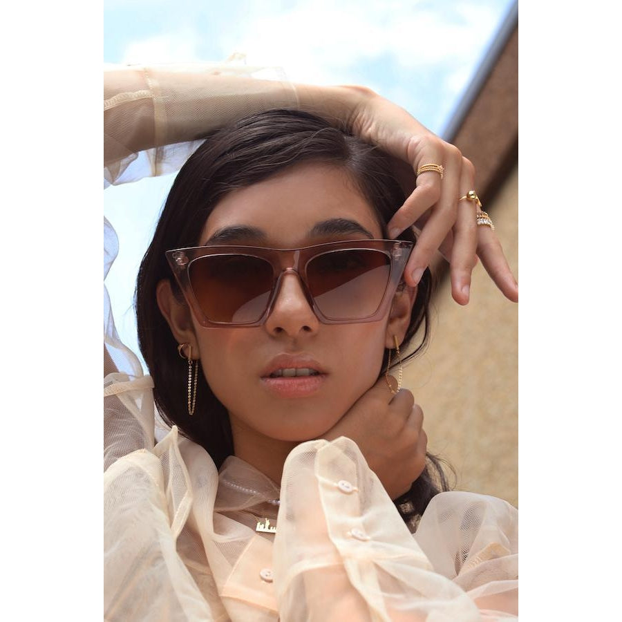 Mulberry and Grand  - Square Cateye Fashion Sunnies - Boutique Exclusive