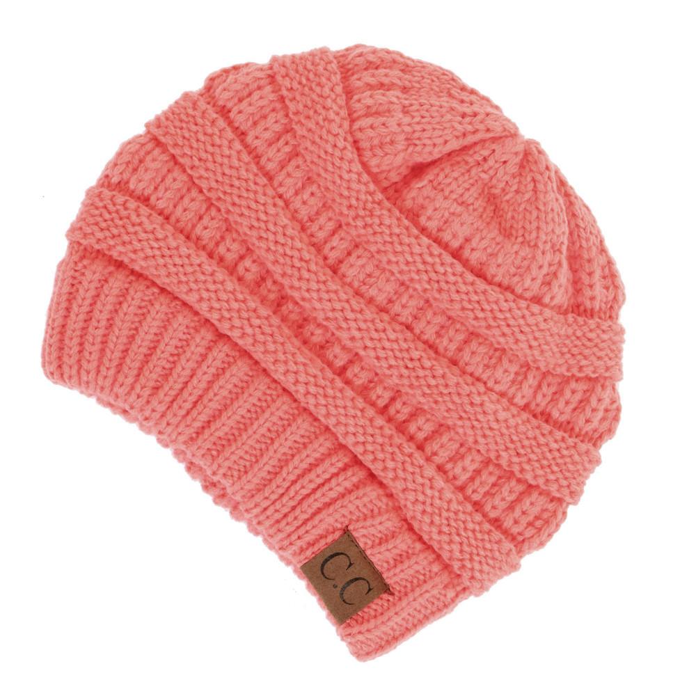 CC Beanie Messy Bun Beanies - Solid Colors - MB20