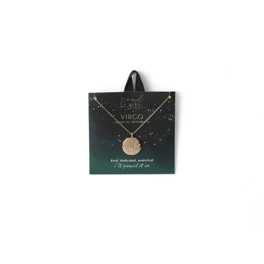 Soul Stacks Star Sign Pendant Necklace - Asst